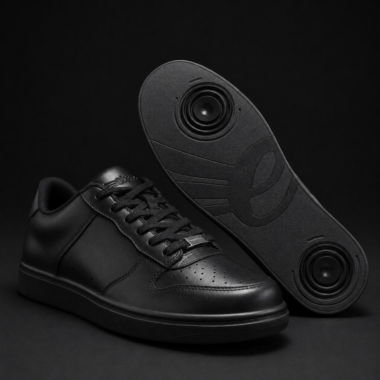 Ermes Dance Spin² Sneaker – Pure Black