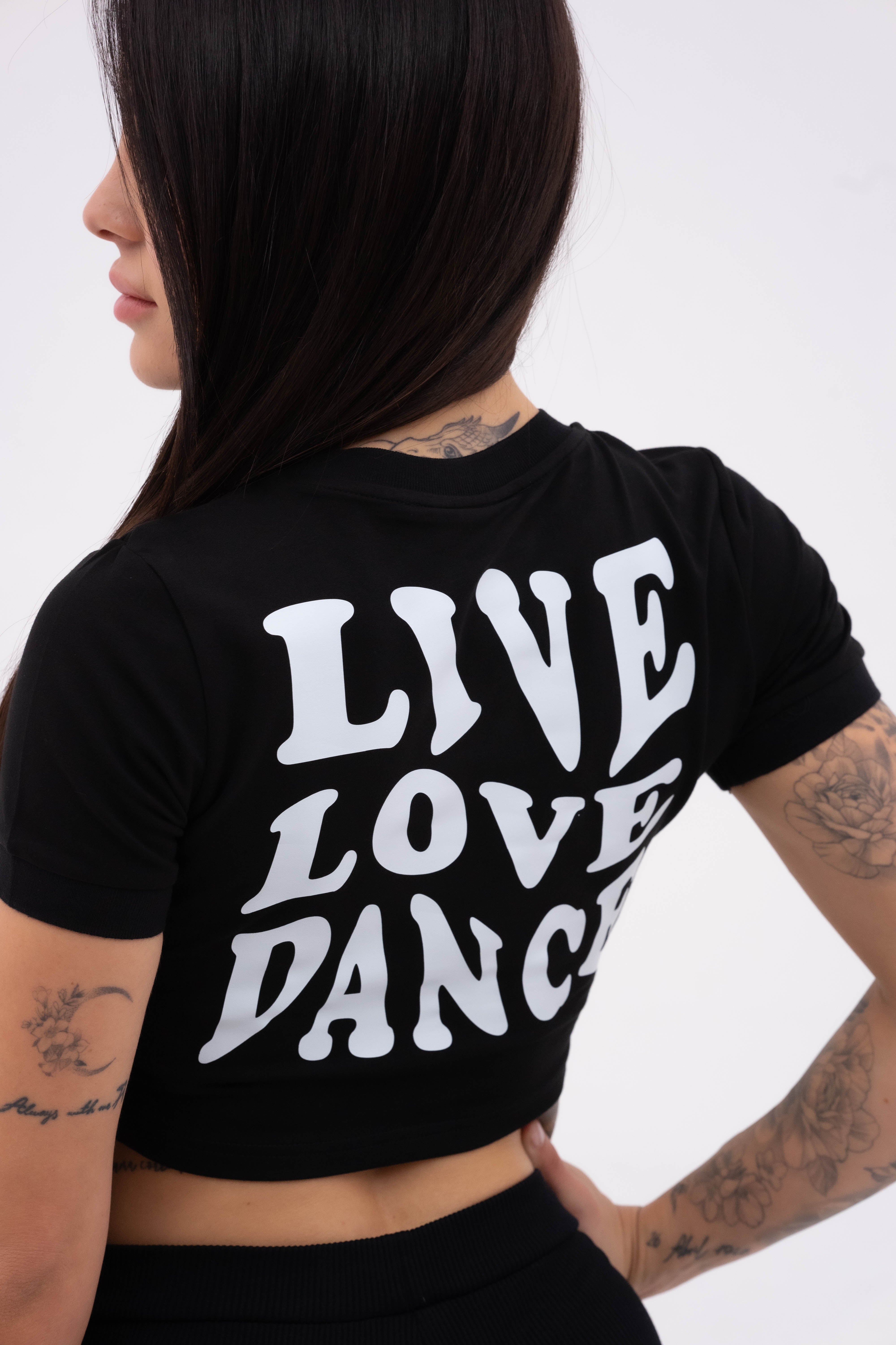 Live Love Dance Crop