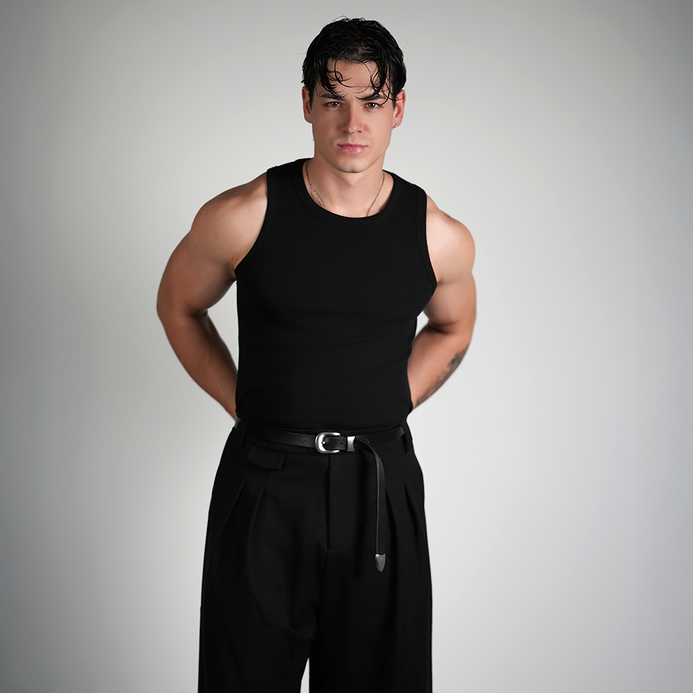 "Essential" Rib Tank - Black