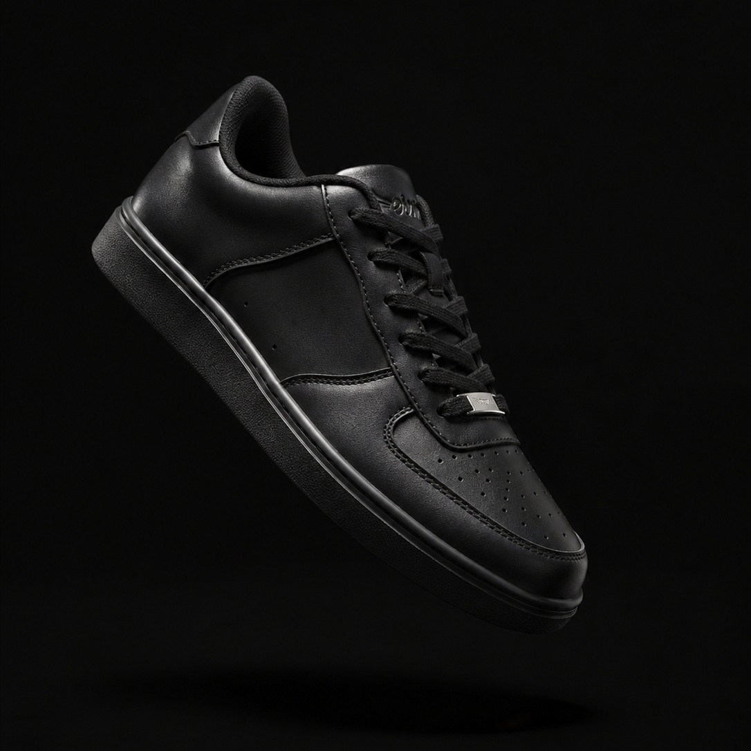Ermes Dance Spin² Sneaker – Pure Black