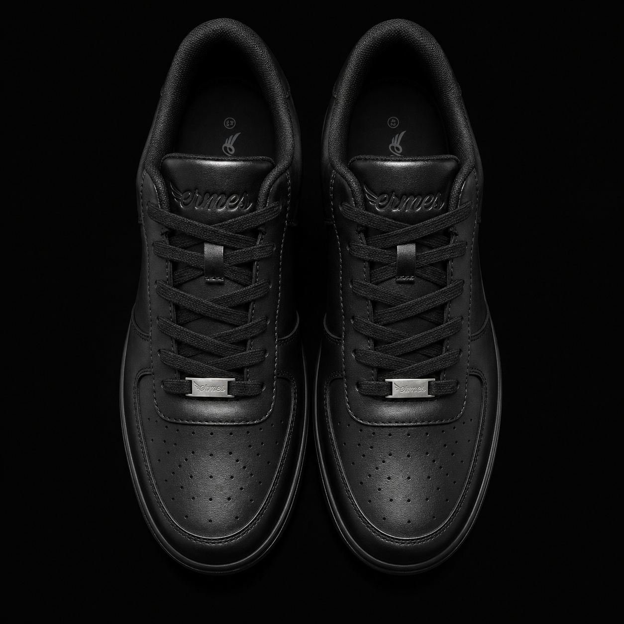 Ermes Dance Spin² Sneaker – Pure Black