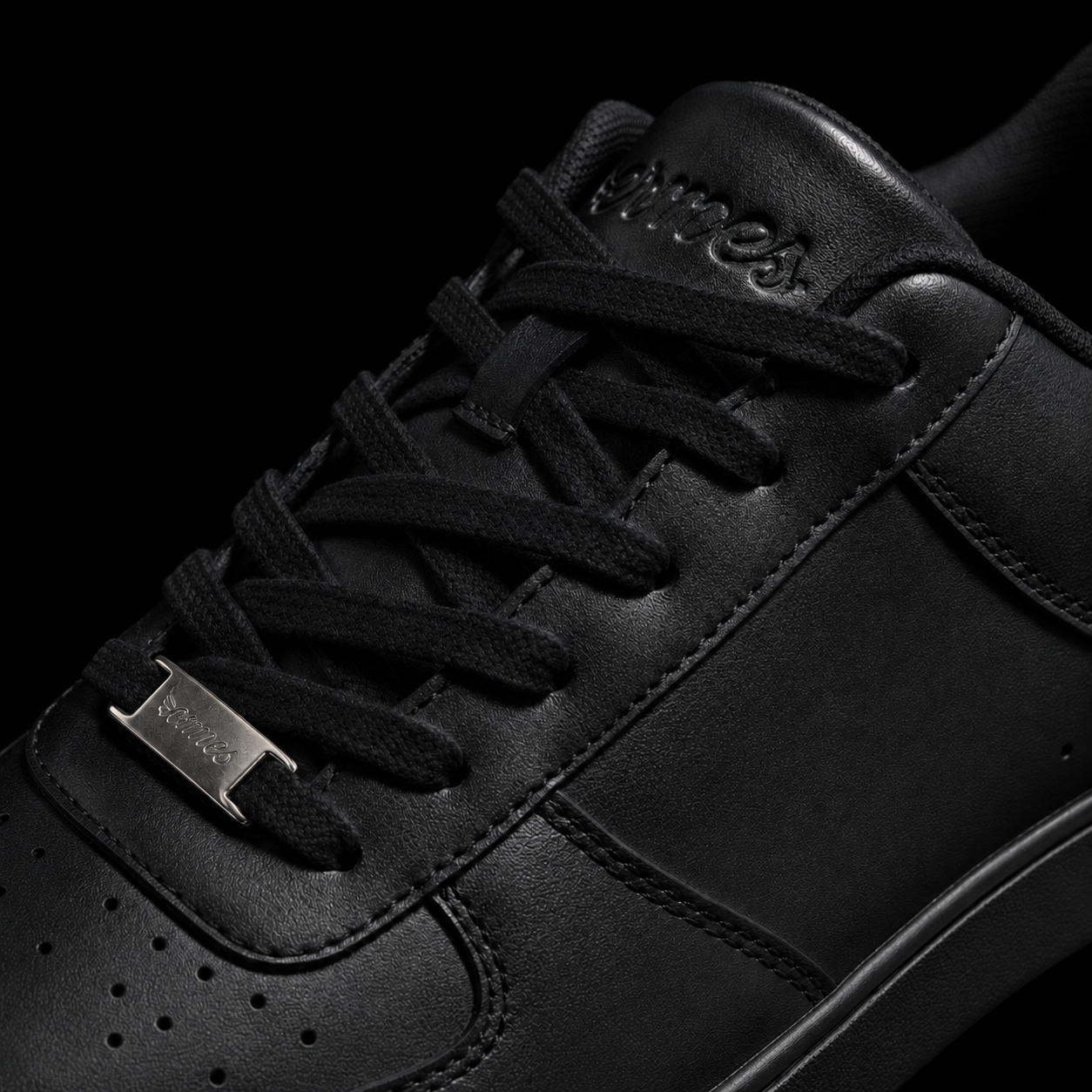 Ermes Dance Spin² Sneaker – Pure Black