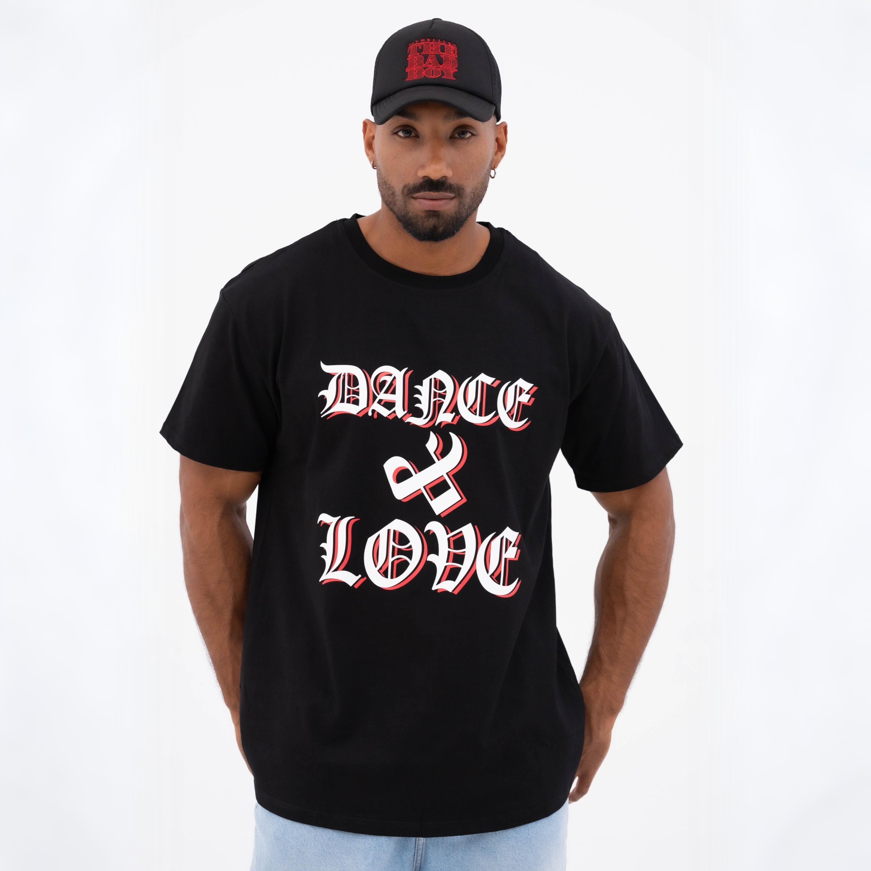 "Dance & Love" T-Shirt - Black
