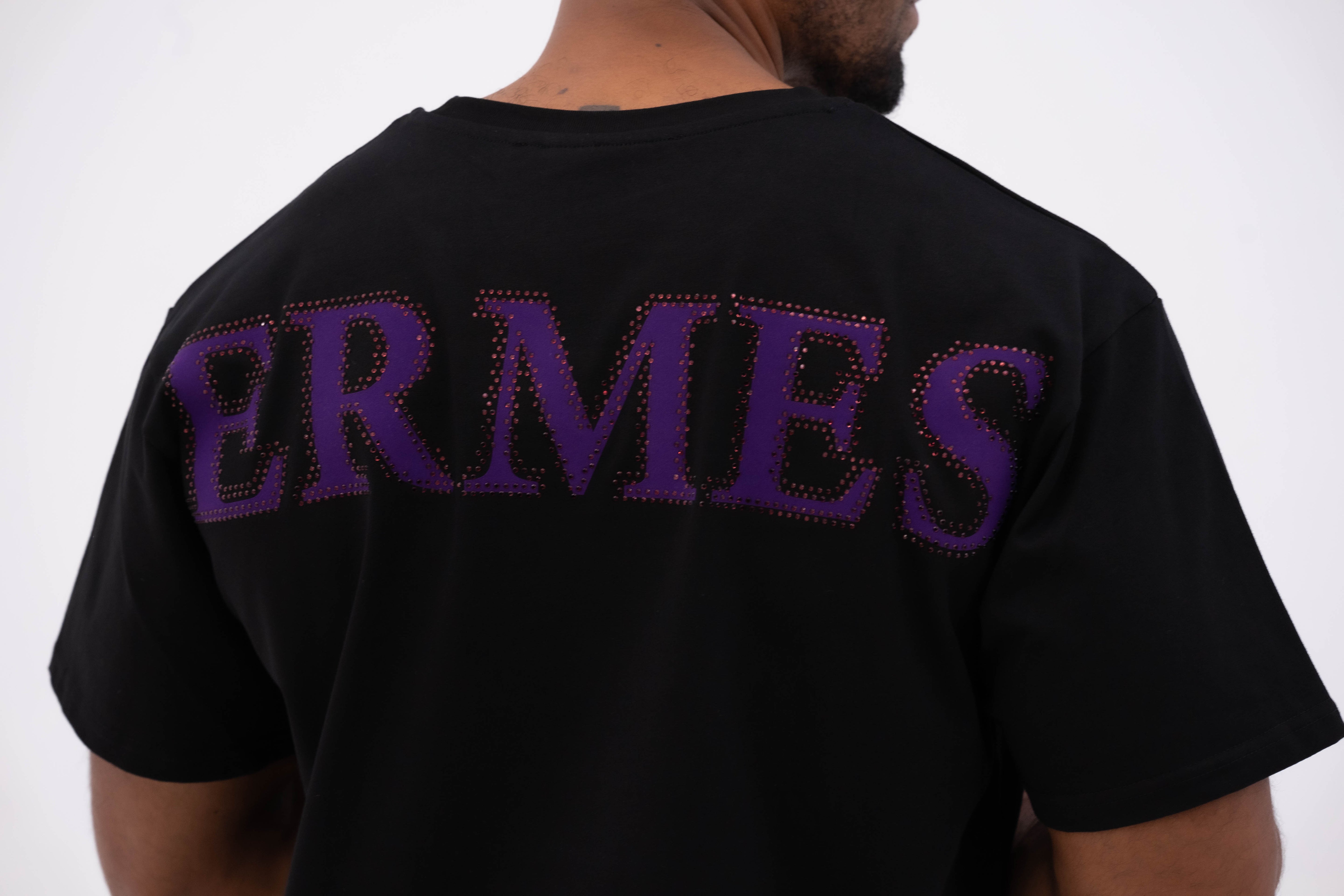 "Purple Gem" T-Shirt - Black