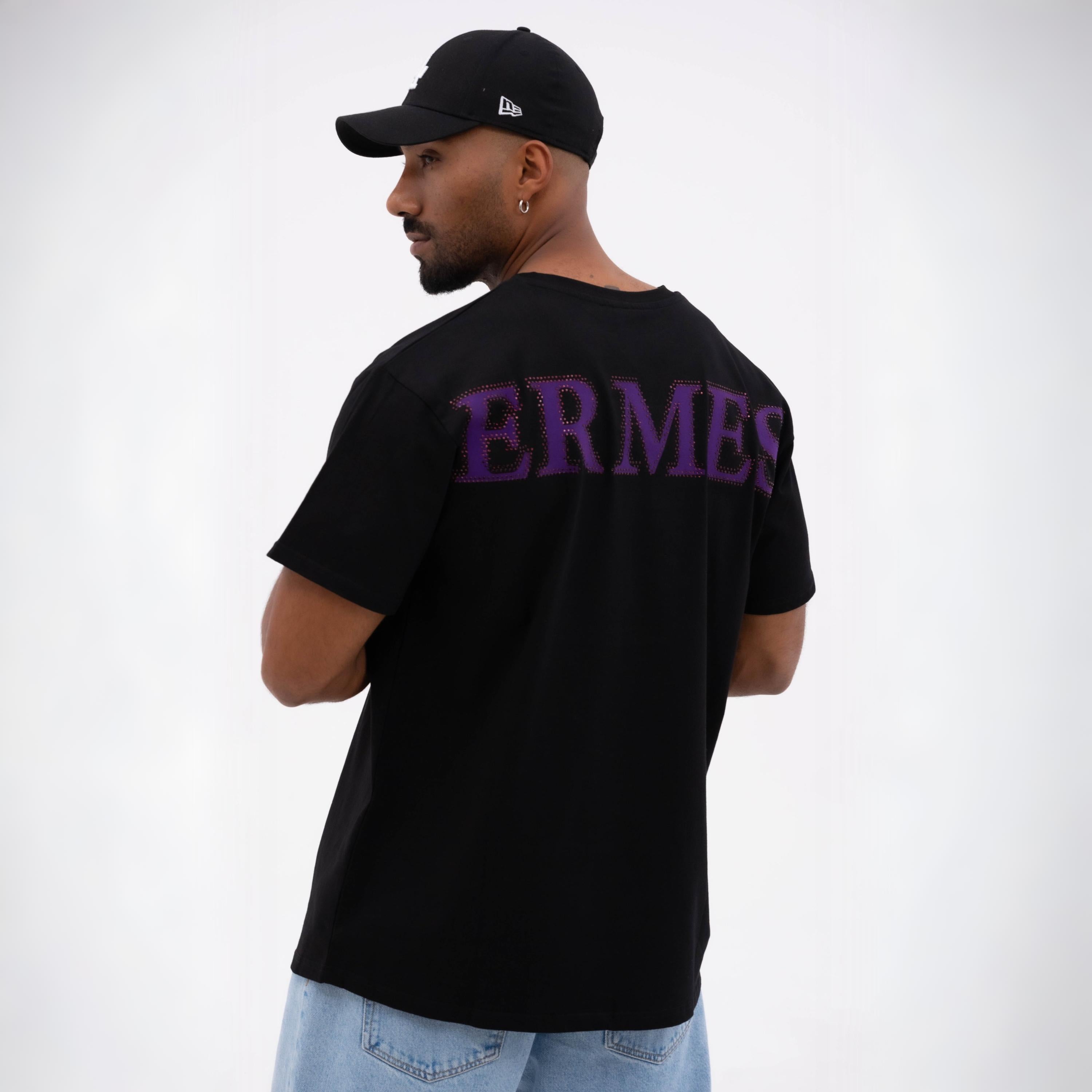 "Purple Gem" T-Shirt - Black