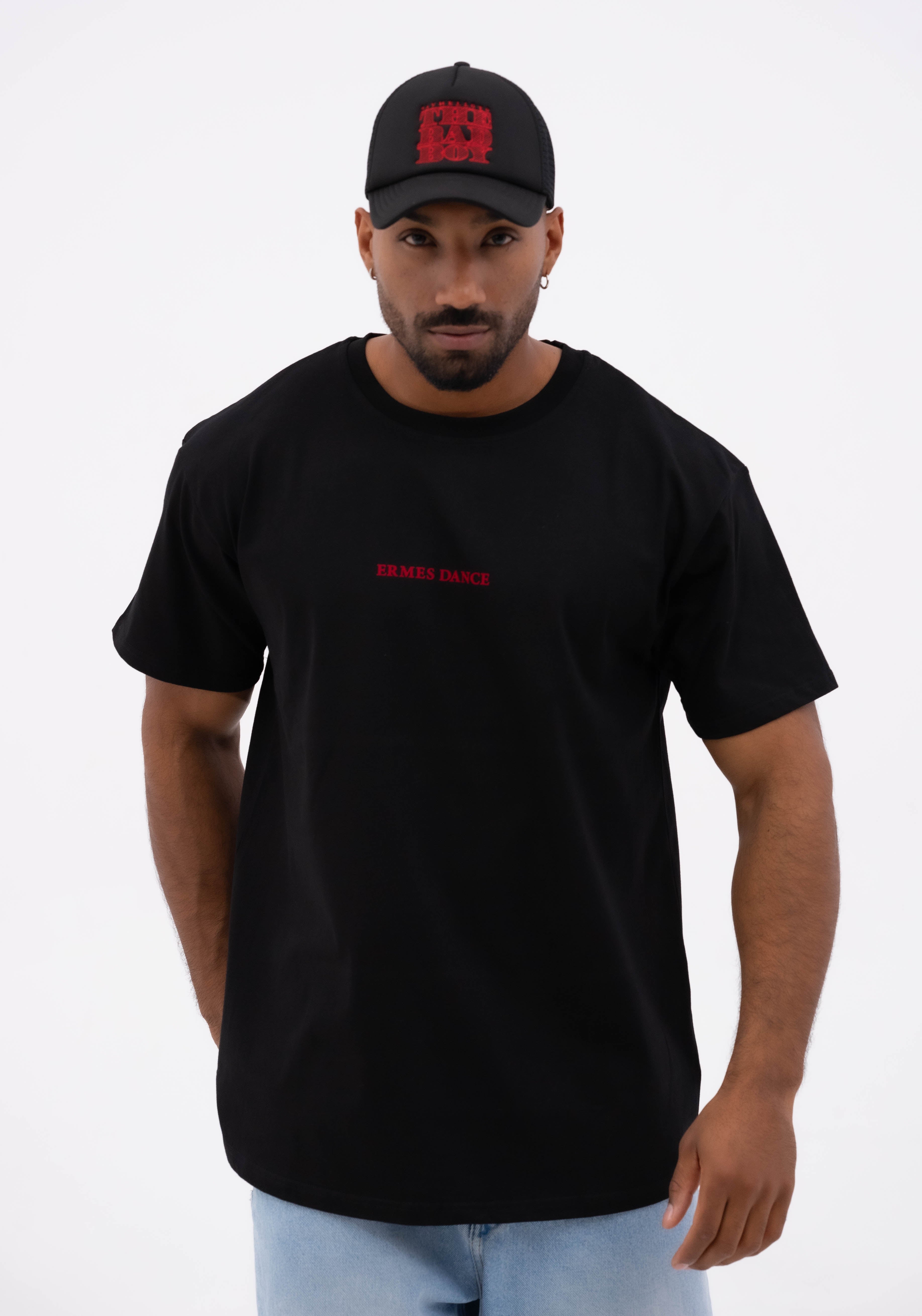 "Red Gem" T-Shirt - Black